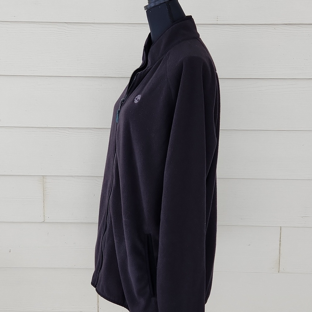 Timberland Jacket Black Fleece Long Sleeve Full Zip (XL) - Picture 3 of 11